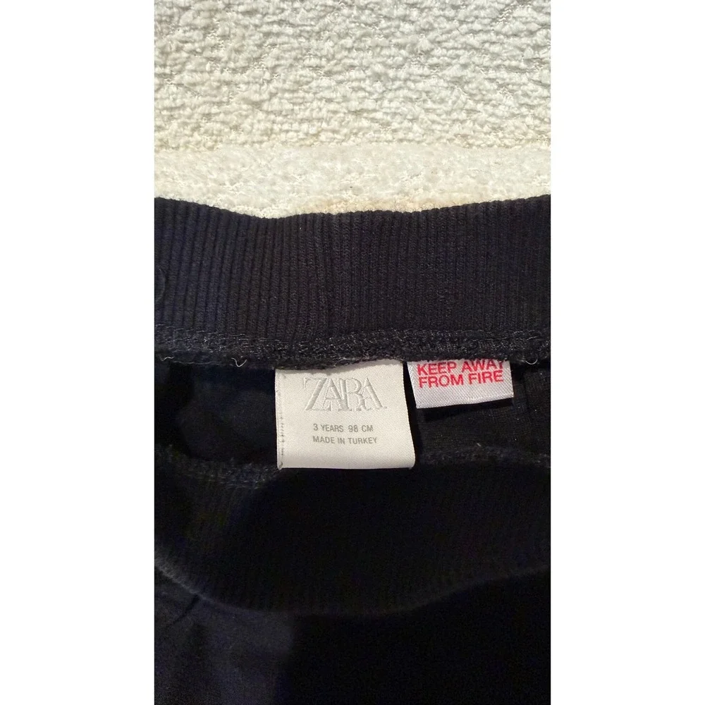 Zara Kids Girls Pleated Skort Set  Navy Blue